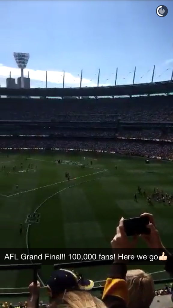 Atmosphere building at the MCG